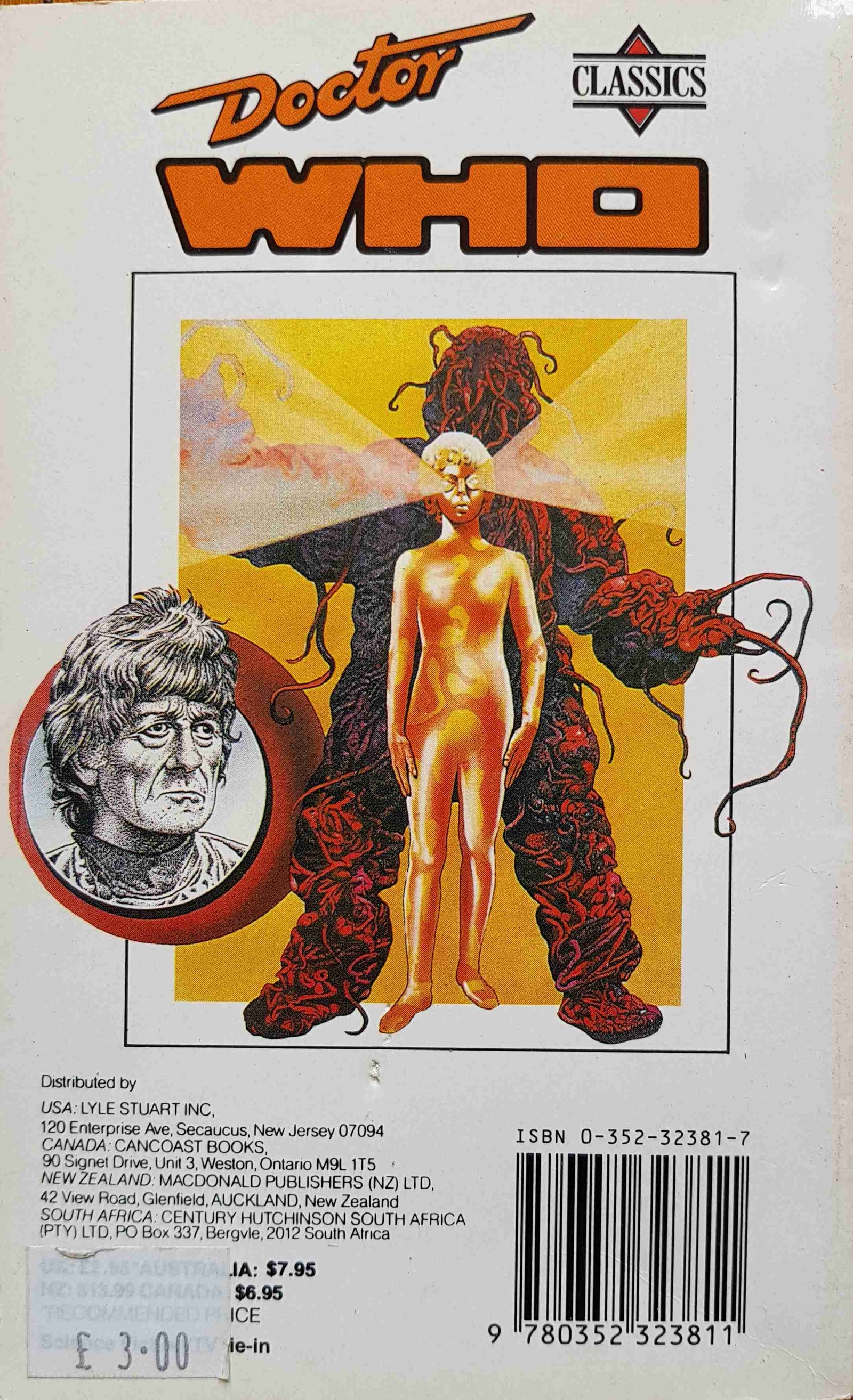 Picture of 0-352-32381-7 Doctor Who - The mind of evil / The claws of Axos by artist Terrance Dicks from the BBC records and Tapes library